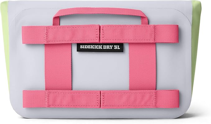 YETI Sidekick Dry 3L Gear Case, Mist/Pink/Grasshopper