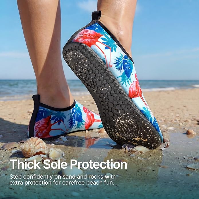 Water Shoes for Women Men Quick-Dry Aqua Socks Swim Beach Outfits Barefoot Yoga Exercise Wear Sport Accessories Pool Camping Must Haves River Hiking Adult Youth Size