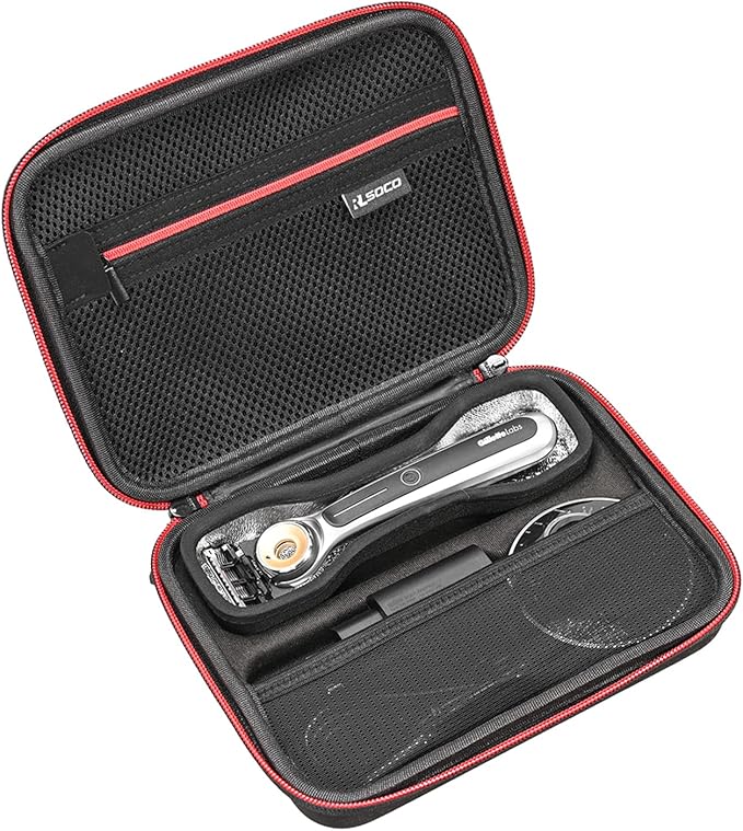 RLSOCO Carrying Case Compatible With Gillette Heated Razor for Men - Black (Case Only)