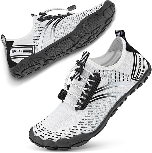 ATHMILE Hiking Barefoot Water Shoes for Women Men Beach Swim Aqua Pool River Quick Dry Athletic Wide Toe Outdoor Sport Kayaking Boating Rock Climbing Yoga Lake