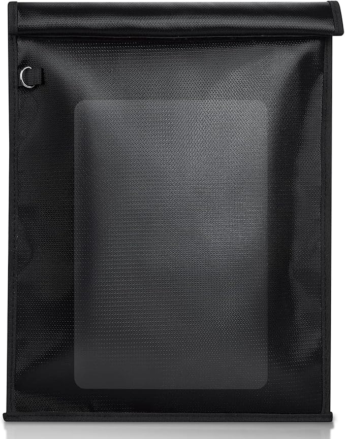 Simket Large Faraday Bags for Laptop(17 x 15 inches) Signal Blocking Faraday Cage, Cell Phone Signal Blocker, Anti-Tracking RFID Faraday Pouch, Blocking All Tpye of Signal Bag