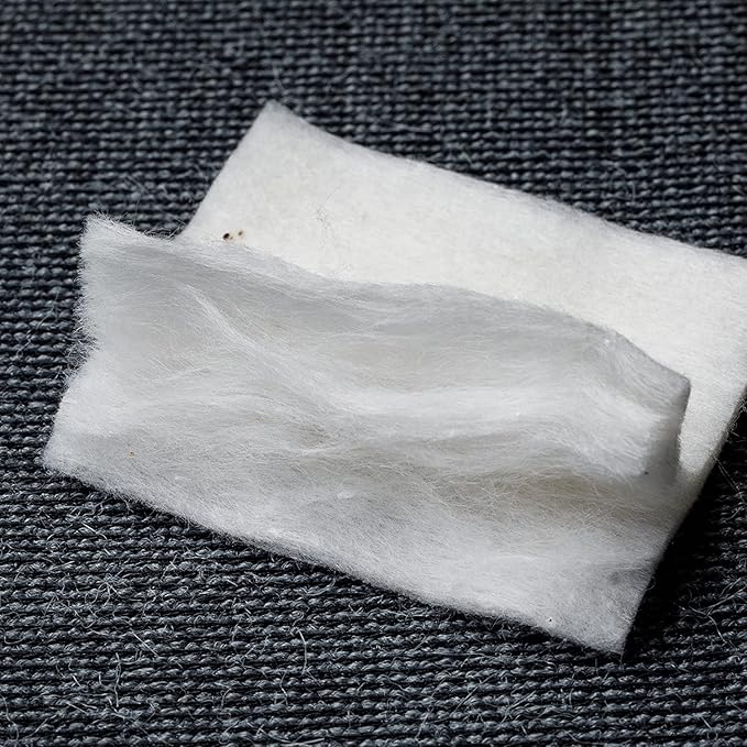Japanese Organic Cotton Pads 100 Pieces 100% Organic Unbleached [Made in Japan] (2 Packs)