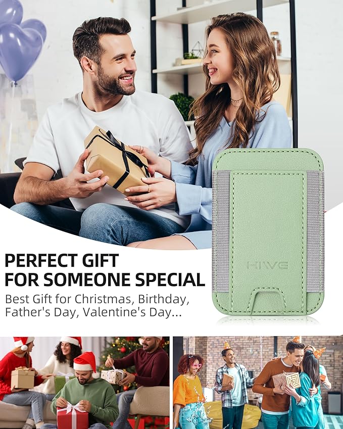 HiWe for MagSafe Wallet: 7-Card Holder, RFID Blocking, Strong Magnet for iPhone 12-17 Series, Slim, 1 Slot