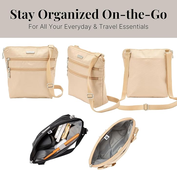Baggallini Women's Essential Crossbody Bags