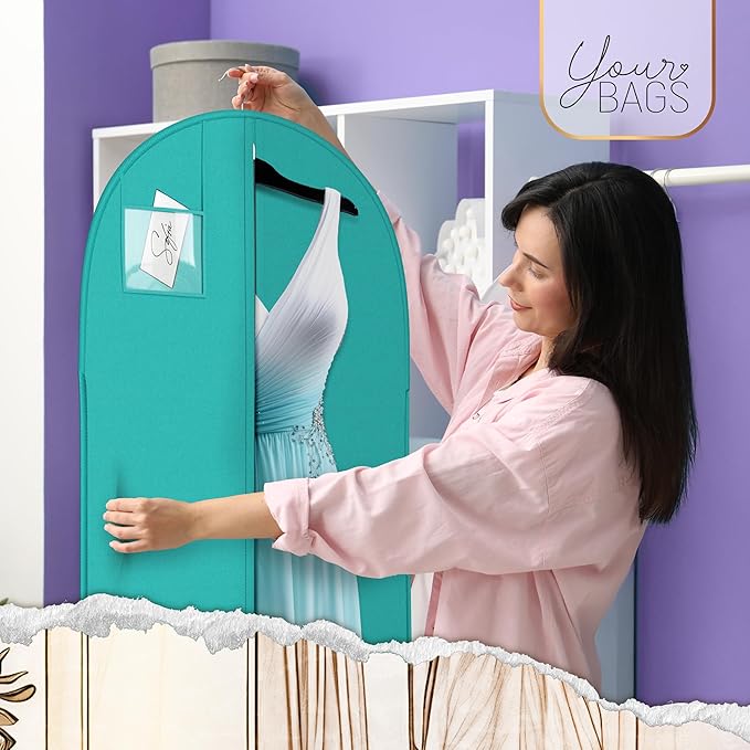 Tiffany Dress and Gown Garment Travel Bags - 54" x 24" -Women's, Hanging Window