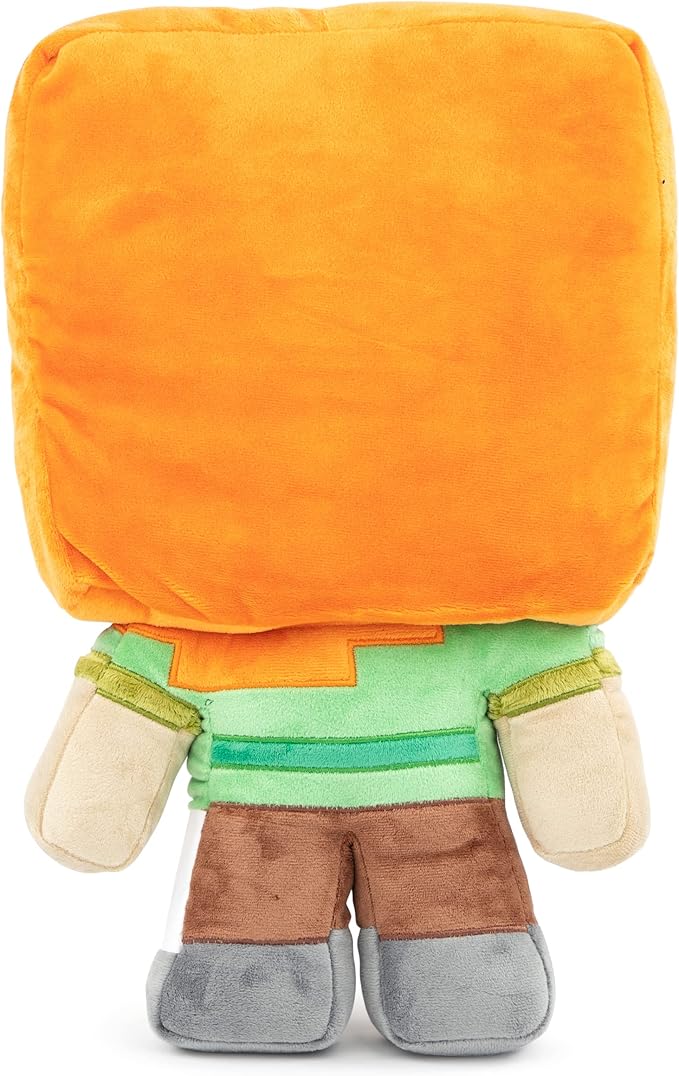 Jay Franco Plush Pillow Buddy Super Soft Polyester Microfiber | Mojang Minecraft Alex 16 inch (Official Product)