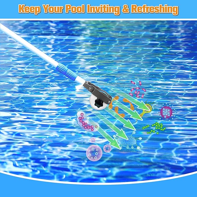 Lounsweer 2 Pcs Swimming Pool Tablet Holder for Pool Pole, Stainless Steel Aluminum Alloy Tablets Floater, Dirt Cleaning Tool for Maintenance, Fit for 3 Inch x 0-1.8 Inch Tablets