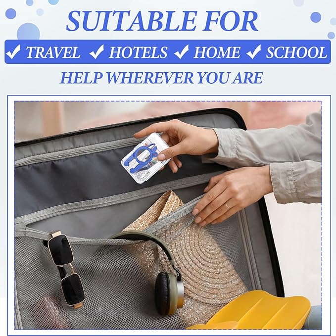 Knitgrip 15 Boxes Mini Sewing Kit Travel Small Emergency Sewing Kit Quick Fix Pre Threaded Needle Basic Portable Repair Tool for Beginner Traveler Home Hotel