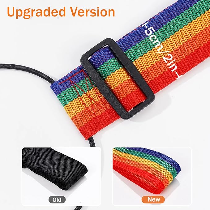Luggage Straps,Elastic Travel Straps for Securing Luggage, Suitcase & Bag Organizer, Adjustable Hold-Down Straps for Travel Accessories, Carry-On, Checked Bags, Ideal for Travelers (7PCS)