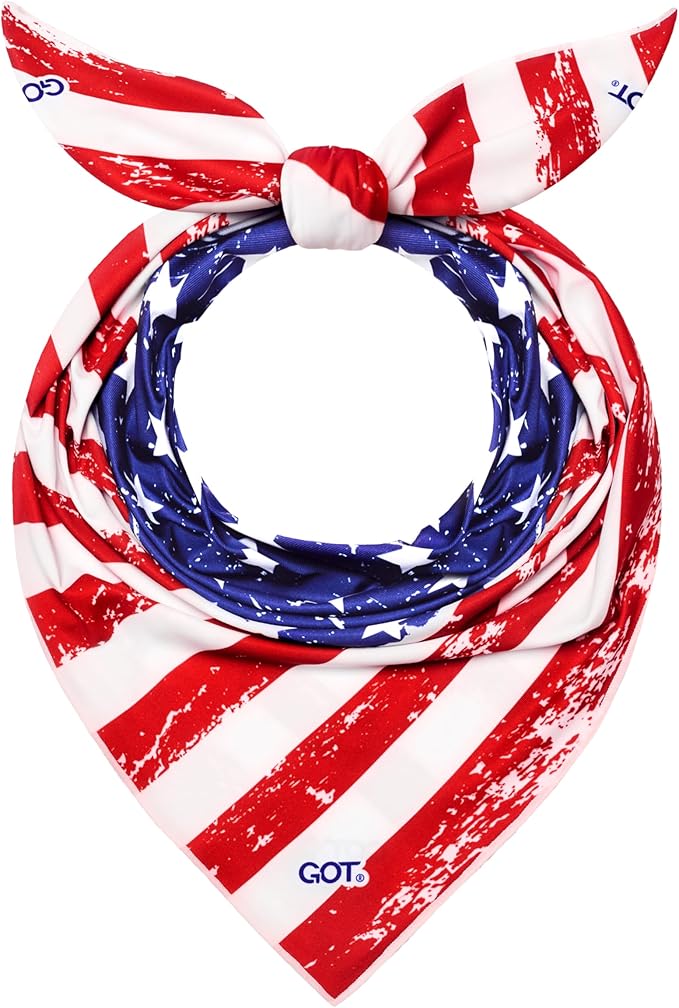 GOT Sports UPF 50+ Cooling Bandana for Men & Women - Thermoregulation, Moisture-Wicking, Sun Protection Bandana Neck Wraps