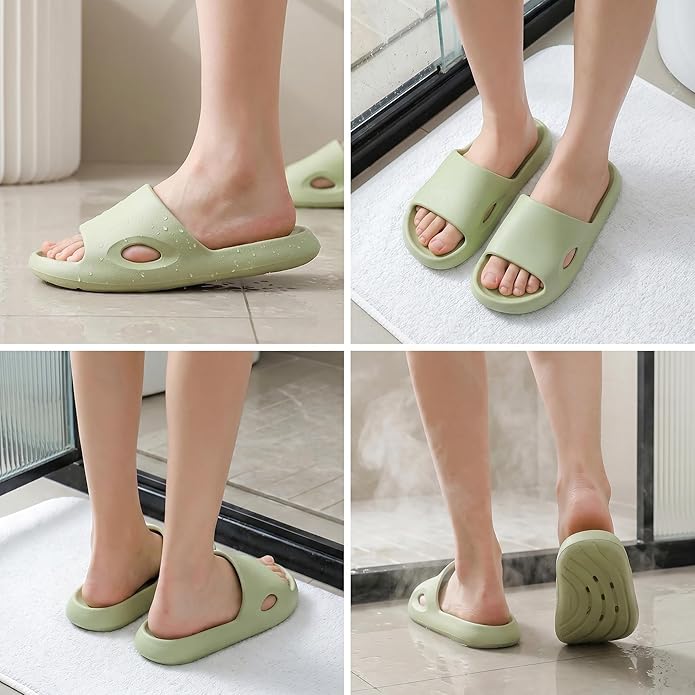 Shower Shoes Quick-Dry Non-Slip Bathroom Slippers for Men & Women,Quick-Dry Non-Slip, Home Slides Dorms, Gym, Pool, Spa, Camping, Beach