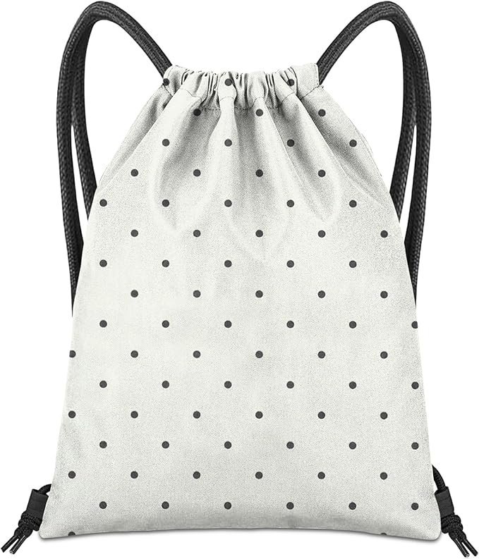 Drawstring Backpack for String Bag Waterproof Cute Sports Beach Swimming Travel (13"×17")-Wave Point