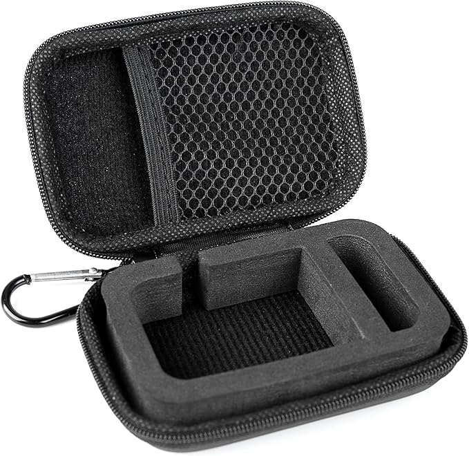 KZ ZS10 Pro IEM Case for in Ear Monitor, CCZ ZC02 PRO Earbuds Case with Carabiner, EVA Travel Storage Bag for CCA CRA, Shure SE215, Moondrop Chu, CCZ Melody, KBEAR KS1, TANGZU, iems Cable, Ear Tips