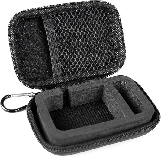 KZ ZS10 Pro IEM Case for in Ear Monitor, CCZ ZC02 PRO Earbuds Case with Carabiner, EVA Travel Storage Bag for CCA CRA, Shure SE215, Moondrop Chu, CCZ Melody, KBEAR KS1, TANGZU, iems Cable, Ear Tips