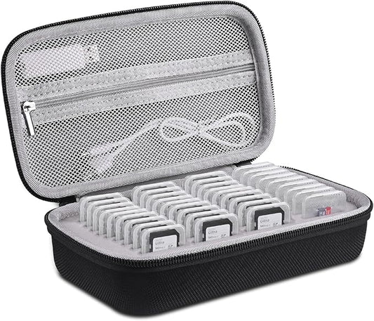 Memory Card Case - Water-Resistant & Anti-Shock 36 Slot Holder, 27 Micro SD & 9 SD/SDHC/SDXC Cards Organizer for Camera