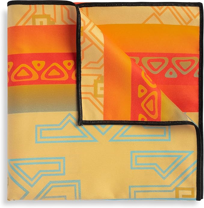 Travel Towel – Packable, Lightweight, Quick-Dry, Fade Resistant, Sand-Repellent – Soft Microfiber Towel for Travel, Backpacking, Beach, Pool, Outdoors – Double-Sided Print – 60” x 30”