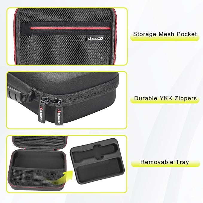 RLSOCO Carrying Case for Philips Norelco OneBlade 360 Pro Face + Body, Hybrid Electric Beard Trimmer. Fits for Philips QP6552/90,QP6542/70,QP6530/70,QP6531/70 and More (Case Only)