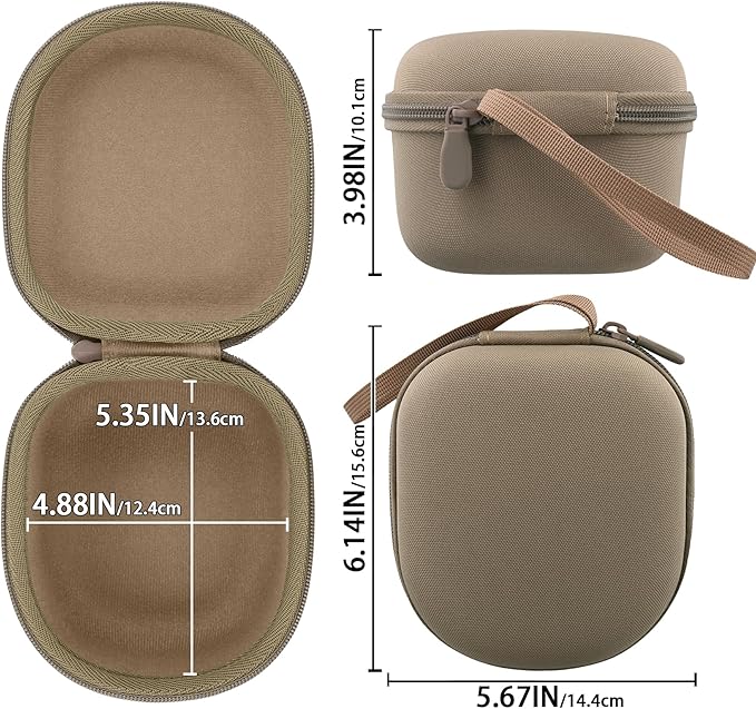 Storage Case Compatible with Walkers Razor Slim/Howard Leight Honeywell Impact Sport Electronic Ear Protection Muffs