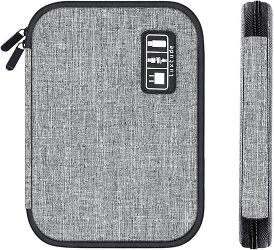Luxtude Cord Organizer Bag, Travel Cable Organizer Bag, Electronic Organizer Travel Case for Chargers and Cords, Tech Bag & Charger Case, Flying Essentials for Electronics Items/USB,etc