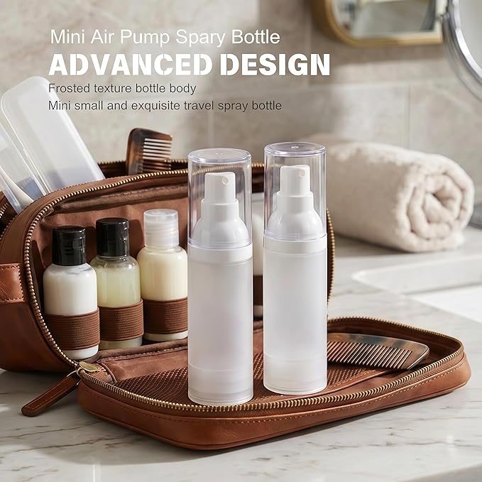 360° Angle Work - Small Spray Bottle | 1oz/30ml - Mini Spray Bottle - TSA Approved Travel Bottles | Portable Refillable Leak Proof | For Perfume Toner Hair spray Facial Moisturizing | 1oz/30ml-Pack 4