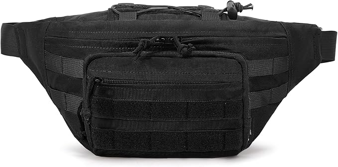 Mardingtop Tactical Fanny Pack for Men, Military Crossbody Waist Bag Utility Hip Belt Bumbag for Outdoor Travel,Hiking,Running,Walking,Fishing,EDC