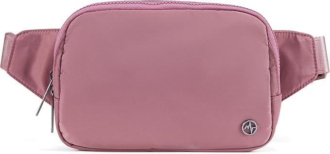 Pander Belt Bag Large 2L, Nylon Fanny Pack Purse for Women and Men with Adjustable Strap