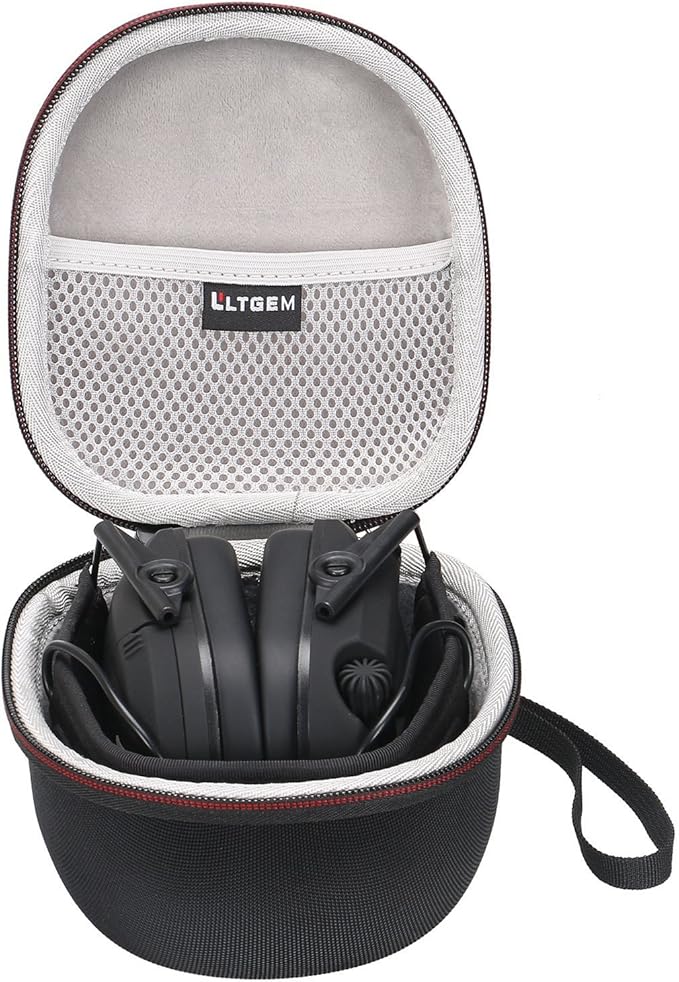 LTGEM Case for Walker's Razor Slim Ear Muffs - Hard Storage Travel Protective Carrying Bag