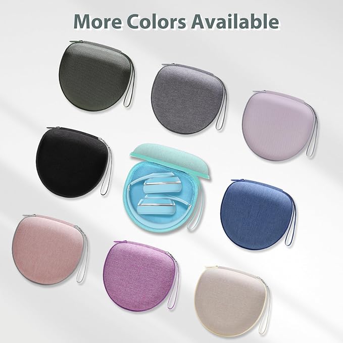 Headphone Headset Case for Beats/JBL/JLab/TOZO/BERIBES/Picun/KVIDIO Noise Cancelling Over-Ear Foldable Headphones(Mint Green)