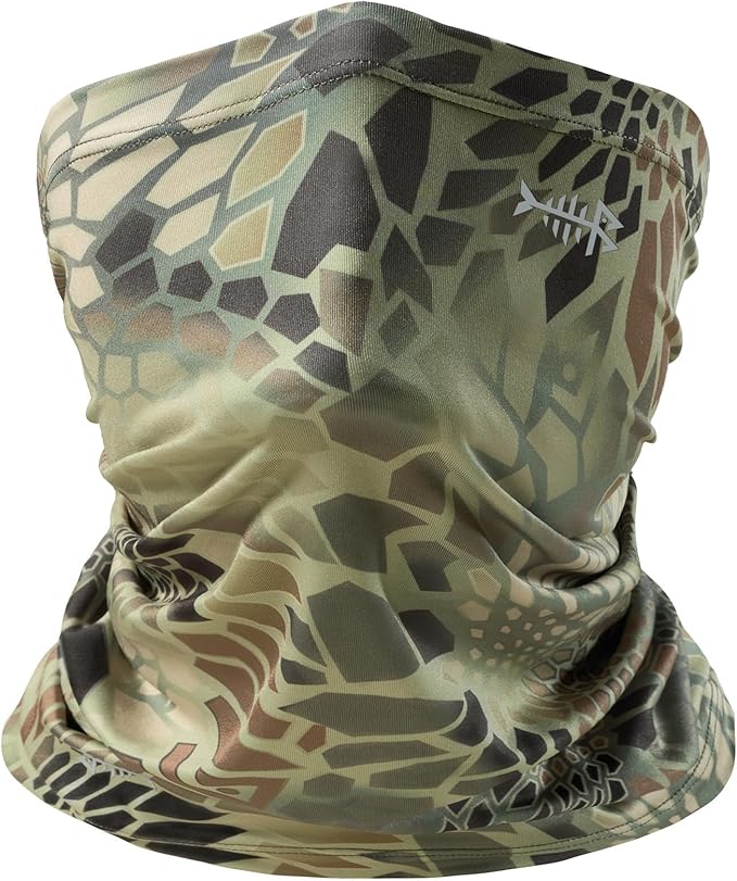 BASSDASH UPF 50+ UV Sun Protection Neck Gaiter Fishing Mask Hunting Kayaking Hiking Cycling Ski Sports