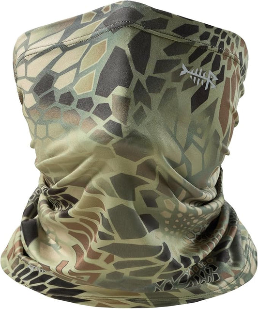 BASSDASH UPF 50+ UV Sun Protection Neck Gaiter Fishing Mask Hunting Kayaking Hiking Cycling Ski Sports