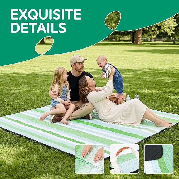 Waterproof Beach Blanket Picnic Outdoor Camping Mat Women Men Christmas Xmas Birthday Cool Ideas Best Friend Teacher Mother Day Mom Grandma Coworker Boss Bestie Adult Thank You Appreciation