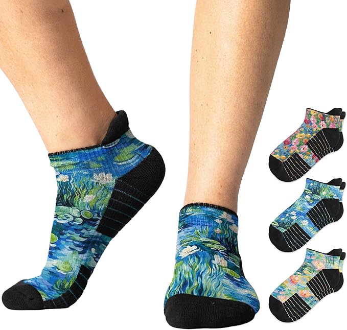 Viasox Ankle Compression Socks for Women & Men 3 Pack, 14 mmHg Support Improves Circulation, Extra Cushioned