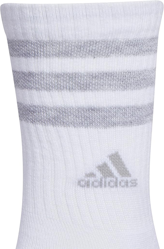 adidas Women's Cushioned Crew Socks (3 Pairs) Durable & Comfortable