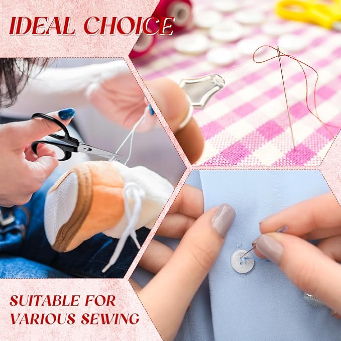 Knitgrip 25 Boxes Mini Travel Sewing Kit Quick Fix Sewing Kits Bulk Basic Portable Pre Threaded Needle Emergency Repair Tool for Adults DIY Handcraft Wedding Gifts Beginner Traveler Home Hotel (Red)