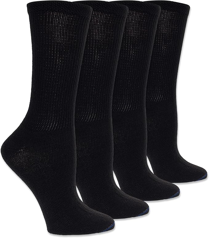 Dr. Scholl's Women's Diabetes & Circulator Socks - 4, 6, & 12 Pair Packs - Non-Binding Moisture Management