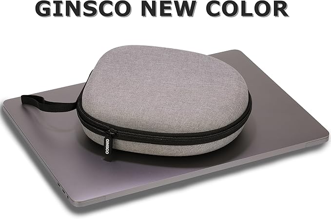 Ginsco Universal Headphone Case Compatible with JBL Tune 510BT 720BT, Sony WH-CH 720N/WH-CH520, with Sony/JBL/Soundcore Q20i Q30/BERIBES/TOZO/KVIDIO etc Wireless Headphones Gray