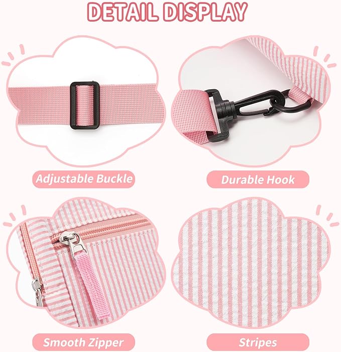 Birthday Gifts for 8 9 10 11 12 Year Old Teens Girls Kids, Fanny Pack Crossbody Bag Sling Belt Bags Purse, Dorm Travel Essentials for Girls Fashion, Preppy Tween Teen Girl Gift Trendy Stuff