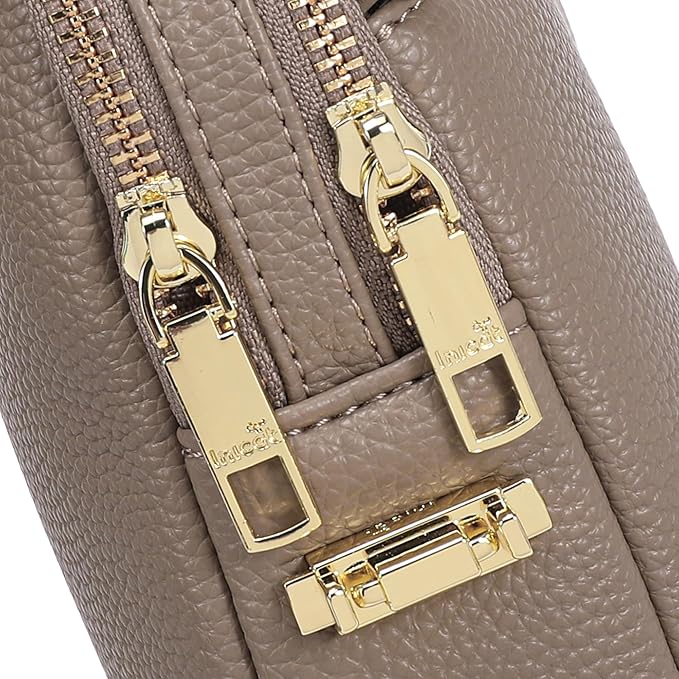 INICAT RFID Blocking Sling Bag, Anti Theft Crossbody Bag for Women Compact Travel Purses Leather