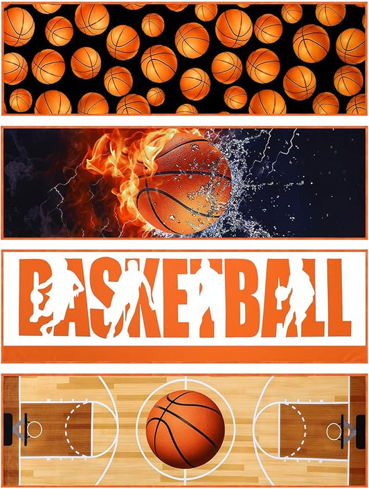 Tudomro 16 Pcs Sports Basketabll Cooling Towels Basketball Breathable Chilly Cooling Towel for Neck and Face 30" x 9" Microfiber Sport Rag for Players Team Gift Sport Party Favors