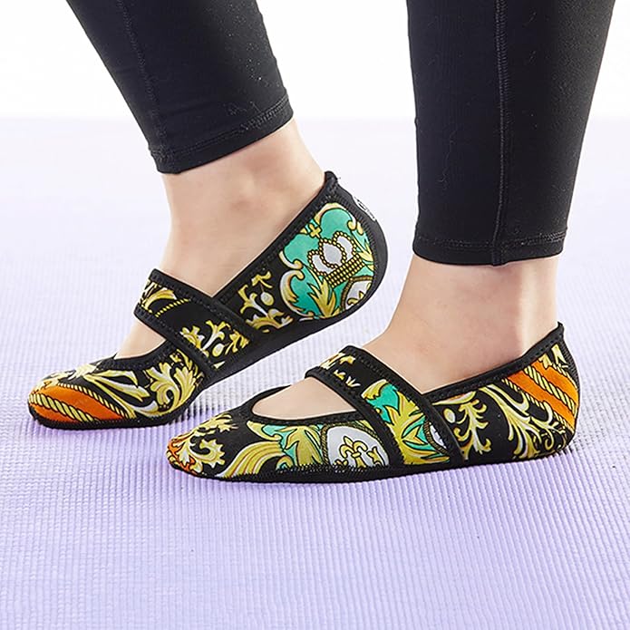 Nufoot Betsy Lou Women's Slippers, Foldable, Flexible Flats, Slipper Socks, Travel Slippers, Exercise Shoe, Dance Shoe, Yoga Socks, House Shoes, Indoor Shoes