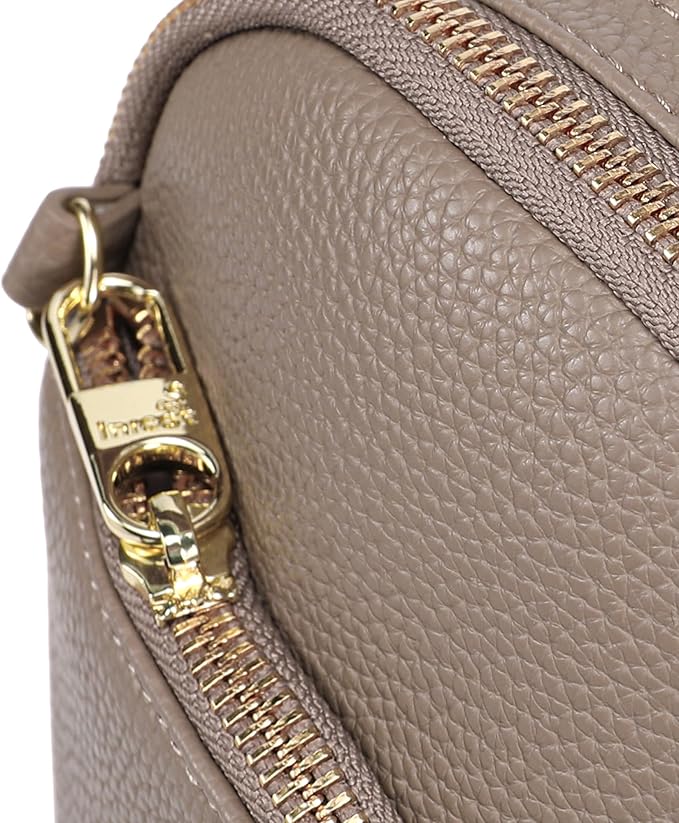 INICAT RFID Blocking Sling Bag, Anti Theft Crossbody Bag for Women Compact Travel Purses Leather