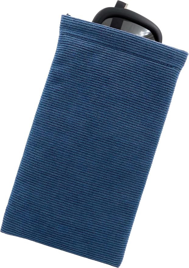 Soft Sunglasses case | Large Glasses Case Holder - Eyeglass Pouch Squeeze Top | Glasses pouch Lightweight Extra Layers