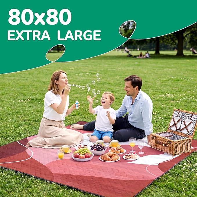 Waterproof Beach Blanket Picnic Outdoor Camping Mat Women Christmas Xmas Birthday Gift Ideas New Bonus Mother Day Mom Mama Mother Day Daughter Son Law Unique Who Have Everything Good Cool Busy Useful
