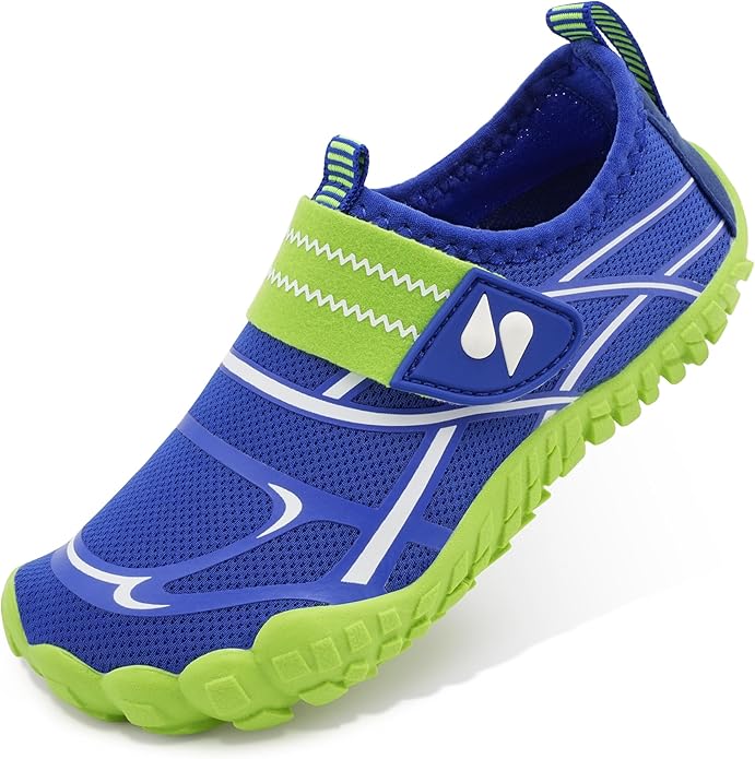 Stelle Kids Water Shoes Wide Toe Box Barefoot Quick Dry Non-Slip Aqua Shoes for Boys Girls Toddler Beach Swim Pool