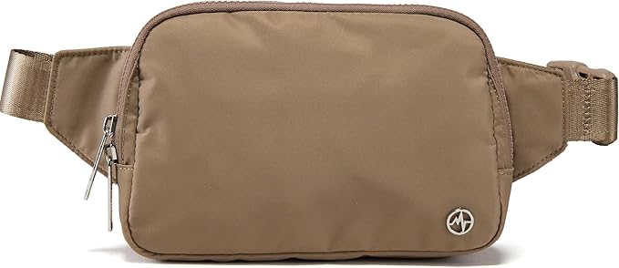 Pander Belt Bag Large 2L, Nylon Fanny Pack Purse for Women and Men with Adjustable Strap