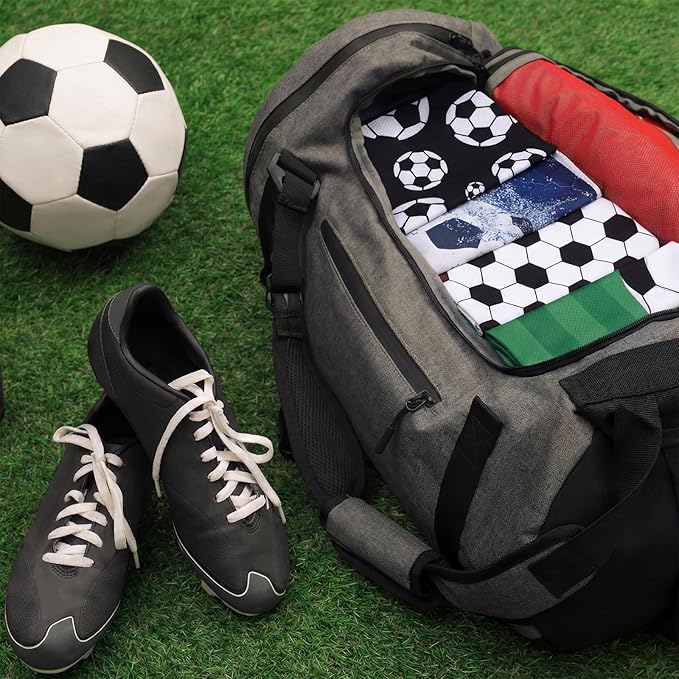 Tudomro 16 Pcs Sports Soccer Cooling Towels Soccer Breathable Chilly Cooling Towel for Neck and Face 30" x 9" Microfiber Sport Rag for Players Team Gift Sport Party Favors