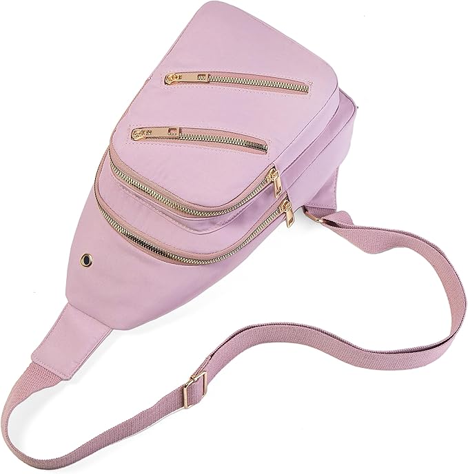 Banelu Sling Bag Crossbody Bags for Women, Small Crossbody Purses Sling Backpack Cross Body Bag for Outdoors Hiking Traveling - Black