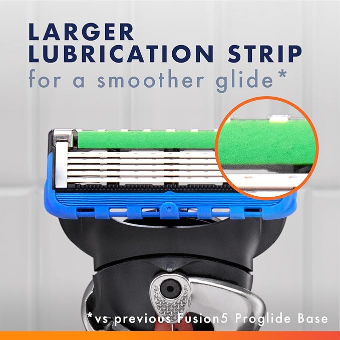 Gillette Fusion5 Men's 5-Blade Razor, 1 Razor Handle, 5 Blade Refills, with Travel Case