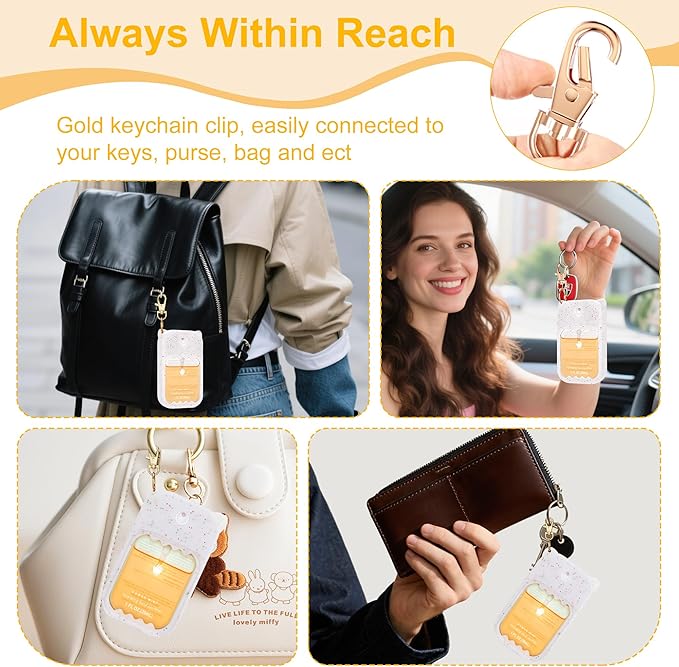 Hand Sanitizer Spray Case for Touchland Silicone Touchland Case Keychain Cute Hand Sanitizer Holder Keychain Compatible with Touch land Power Mist Gentle/Glow Mist