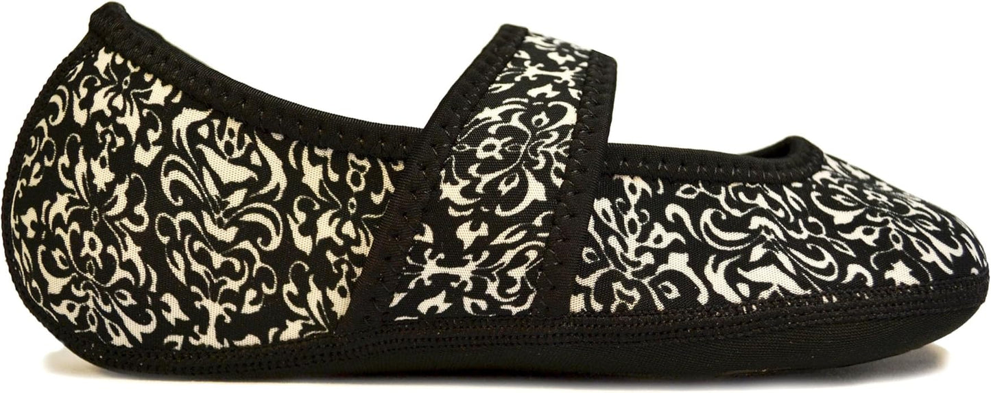 Nufoot Betsy Lou Women's Slippers, Foldable, Flexible Flats, Slipper Socks, Travel Slippers, Exercise Shoe, Dance Shoe, Yoga Socks, House Shoes, Indoor Shoes